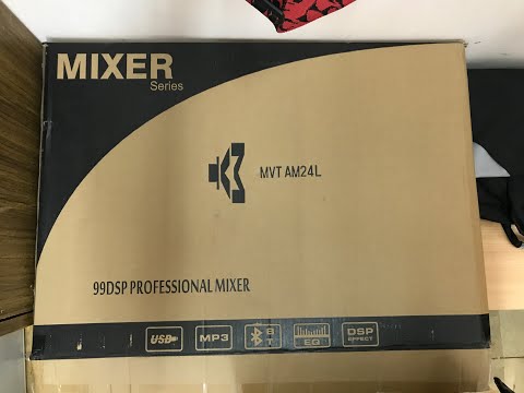 Видео: Знакомство с аналоговым микшером бренда MVT на 24 канала