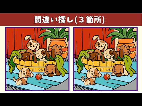 Видео: Найдите 3 отличия | Иллюстрация Версия #399