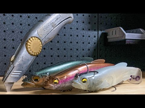 Видео: Модификации Swimbait | Megabass magdraft — добавление веса и повышение вероятности подсечки
