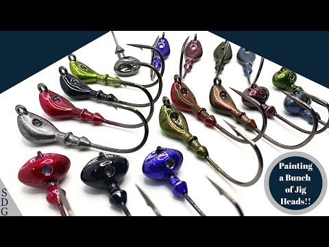 Видео: Как красить джиг-головки — подробный обзор