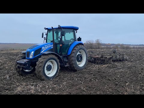 Видео: Вітайте з покупкою New Holland td5 110.  дискуємо БДТ 7