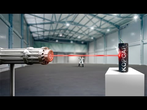 Видео: Прожжёт ли сверхмощный лазер петарду насквозь?