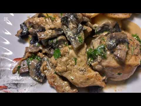 Видео: ЦЫПЛЕНОК С ГРИБАМИ! ПРОСТОЙ, БЫСТРЫЙ ОЧЕНЬ ВКУСНЫЙ РЕЦЕПТ!