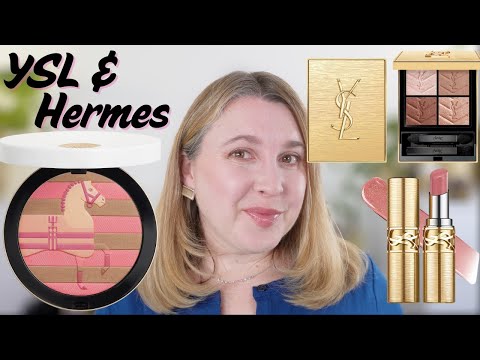 Видео: HERMES Rocabar Rose и YSL Holiday: Golden Lust и Shimmer Rose