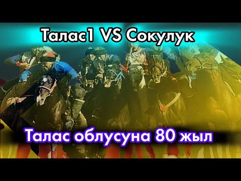 Видео: Талас & Сокулук / Талас облусунун 80 жылдыгына арналган көкбөрү мелдеши.