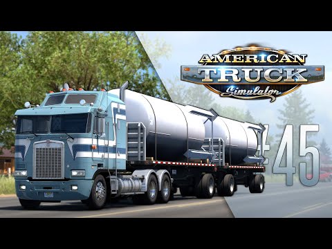 Видео: ЛУЧШИЙ МОД? УЕХАЛ В ОТПУСК НА KENWORTH K100-E — American Truck Simulator (1.50.1.25s) [#45]