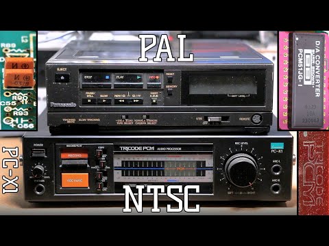 Видео: Sansui Tricode PCM PC-X1: обзор, из NTSC в PAL, ремонт