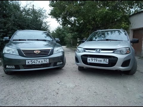 Видео: Обзор GEELY Emgrand EC7 VS LADA Kalina 2