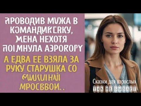 Видео: Проводив мужа в командировку, нехотя покинула аэропорт… А едва ее взяла за руку странная старушка…