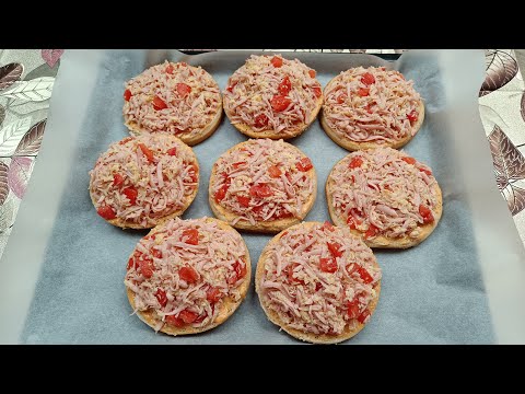Видео: Горячие бутерброды /Мини пицца. Вы будете готовить их каждый день!