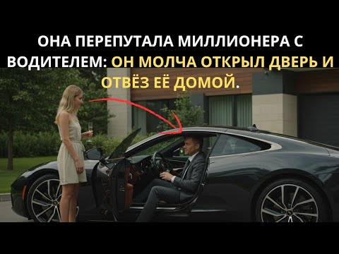 Видео: Она перепутала миллионера с водителем и осталась без реакции на его поступок