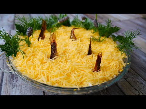 Видео: Сытный и вкусный САЛАТ из Детства  "РЫБКИ в ПРУДУ"