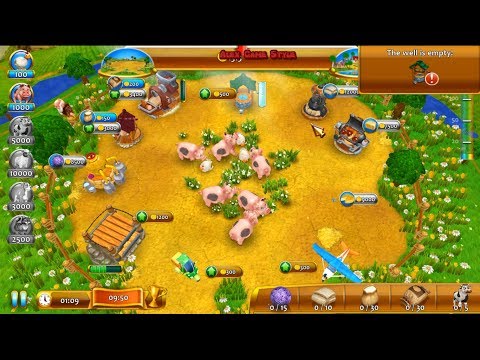 Видео: Farm Frenzy 4 (Elder Level 2) only GOLD Веселая ферма 4 (Старейшина Уровень 2) Золото