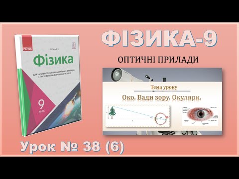 Видео: ФІЗИКА-9 | Урок 38 (6) | Око. Вади зору. Окуляри