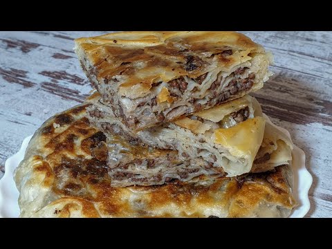 Видео: Мы СМЕЛИ их за МИНУТУ.  Катлама ИЗ ФАРША слоенная