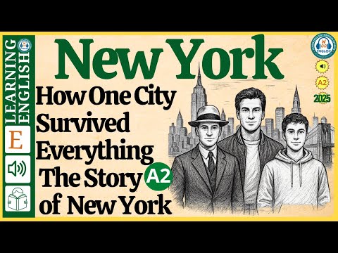 Видео: Нью-Йорк ⭐ учите английский через историю, уровень 2