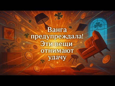 Видео: Ванга предупреждала! Эти вещи отнимают удачу