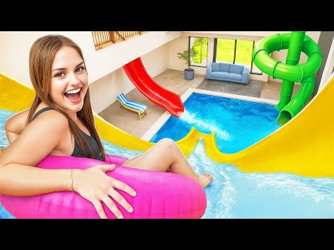 Видео: Мы построили крошечный Аквапарк дома!
