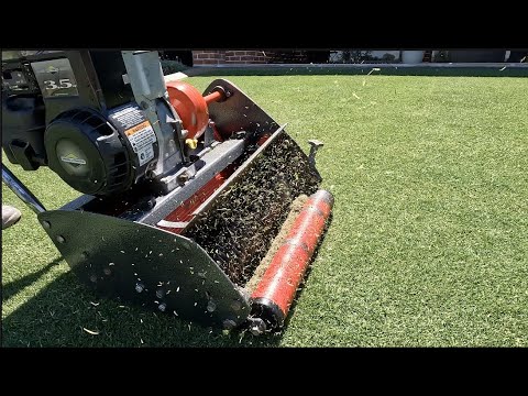 Видео: Уход за диваном / Уборка бермудской травы с моим папой