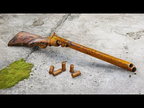 Видео: Реставрация оружия | Двуствольное ружье Sauer