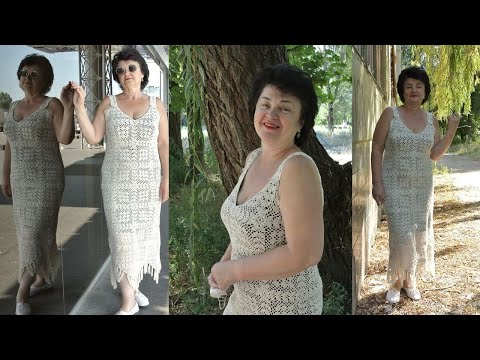 Видео: Вязание Просто из квадратов САРАФАН, ПЛЯЖНЫЙ ТОП,