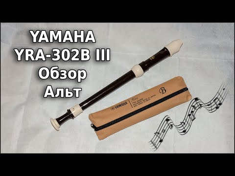 Видео: Обзор Yamaha YRA 302B III  Alto Descant Пластиковая блокфлейта Ямаха пример звучания