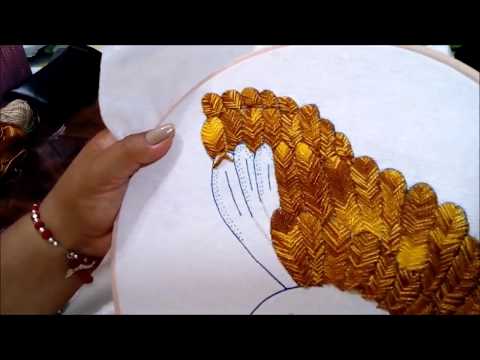 Видео: Вышивка птиц (Оперение) с Мики Ру.