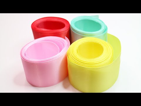 Видео: ДОЧКА В ВОСТОРГЕ 🥰 Смотрите что можно сделать из атласной ленты