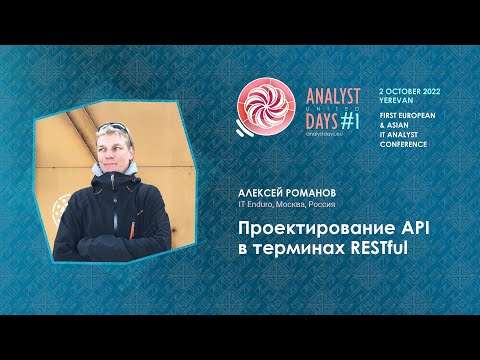 Видео: Проектирование API в терминах RESTful