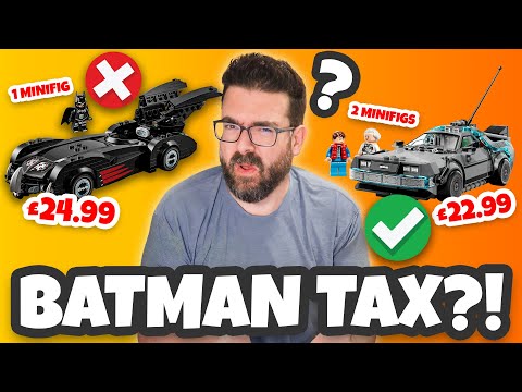 Видео: Бэтмен против ДеЛореана: цены LEGO сошли с ума!