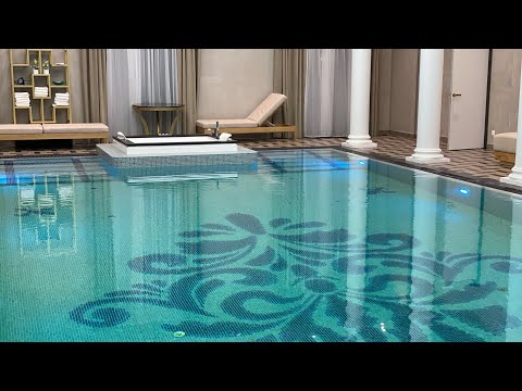 Видео: Роскошный переливной бассейн с джакузи и SPA