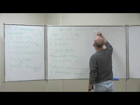 Видео: Алания Л. А. - Введение в топологию. Семинары - 1. Метрические пространства