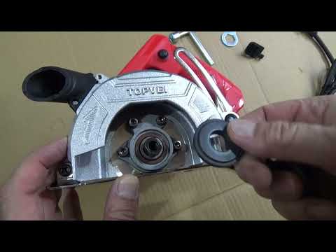 Видео: Плиткоріз електричний TOPVEI V-7115 Д 115мм 1450 Вт 13500 обертів/хв - 2800 грн