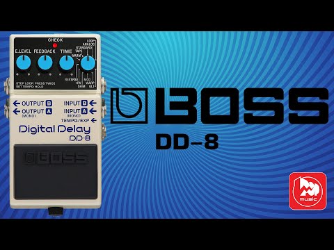 Видео: Гитарная педаль BOSS DD-8 (дилей с лупером)