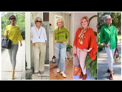 Видео: Натуральные образы для женщин старше 50, 60, 70 лет | Летняя мода 2025 для женщин #womenoutfitsideas
