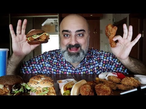 Видео: ОБЖОР!!! KFC (КУЧА СНЕДИ) | УРОД НЕ СОВРАЛ!!! | Жру.ру#187 | MukBang ASMR Eating Slurp