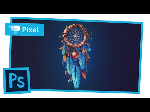 Видео: Рисуем тотем в Adobe Photoshop | уроки для новичков