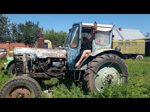 Видео: Ретро трактор МТЗ-50. Часть 2