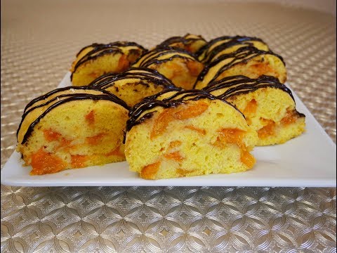 Видео: АБРИКОСОВЫЙ рулет Готовится БЫСТРО, а съедается МОЛНИЕНОСНО