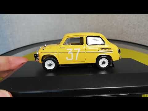 Видео: ЗАЗ-965 АЭ Запорожец Первенство СССР по Ралли 1966 Стасис Брундза К. Гирдаускас 1/43 Rally Car Model