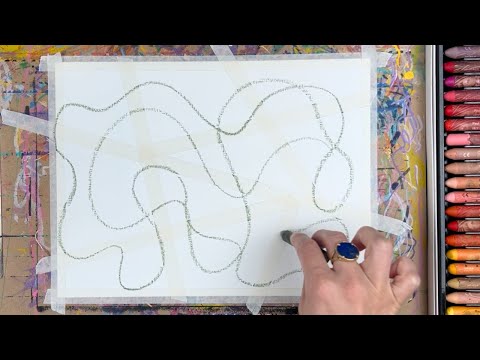 Видео: Пробуем масляную пастель для самой расслабляющей медитации на тему искусства