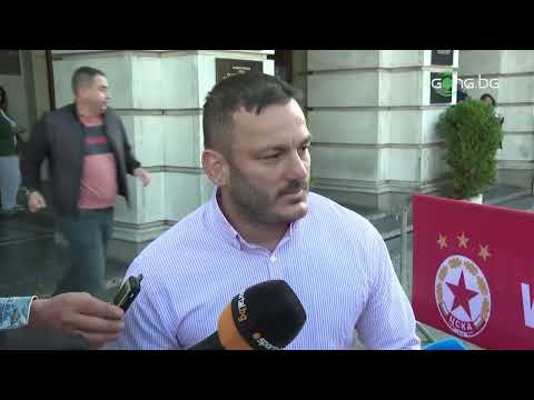 Видео: Новият шеф на ЦСКА Вангел Вангелов с първа изява пред медиите
