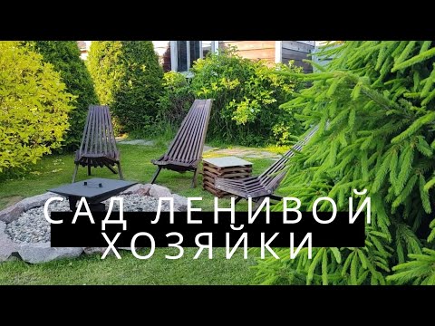 Видео: МАЛОУХОДНЫЙ САД/САД ДЛЯ ЛЕНИВЫХ/прогулка по саду