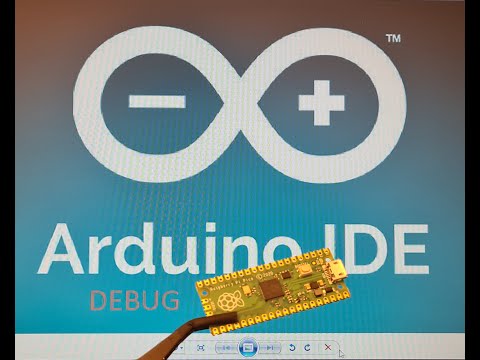 Видео: Программирование и отладка Raspberry pi pico (RP2040)  Arduino ide.