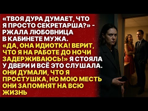Видео: Я услышала как мой муж и его любовница смеялись с меня! Но то как я их проучила...