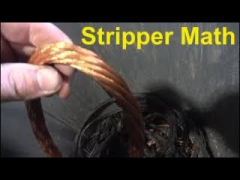 Видео: Зачистка сварочных кабелей для получения медного лома