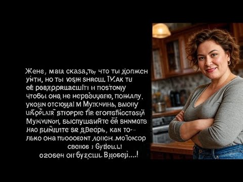 Видео: -Жена, мама поживёт у меня месяц, а ты поживи где-нибудь! Не нервируй её! Но жена...рассказывидеоауд