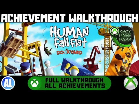 Видео: Human Fall Flat — прохождение уровня «Верфи» #Xbox — Xbox Game Pass