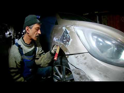 Видео: Ремонт крыла Солярис.