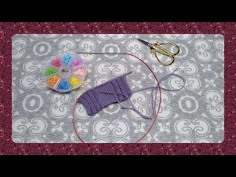 Видео: Имитация наборного ряда при закрытии петель иглой.